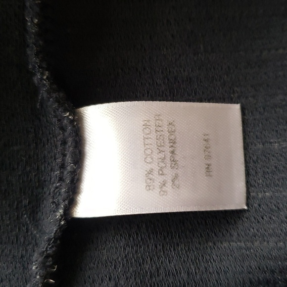 J. Jill Sheath Dress Large Navy Blue Stripe Pockets Work Office Career Corpcore - Picture 6 of 13